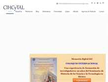 Tablet Screenshot of historiacienciaytecnologia.com
